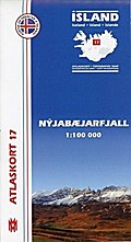 Atlaskort 17: Nyjabæjarfjall 1:100.000