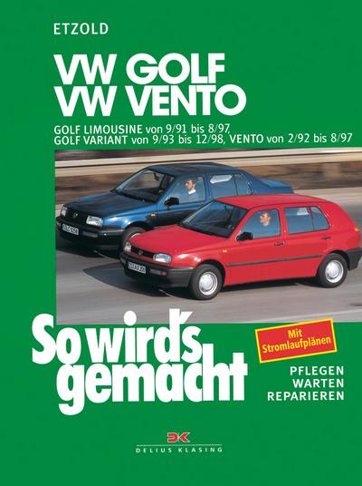 So wird’s gemacht. VW Golf Limousine von 9/91 bis 8/97, Golf Variant von 9/93 bis 12/98, Vento von 2/92 bis 8/97