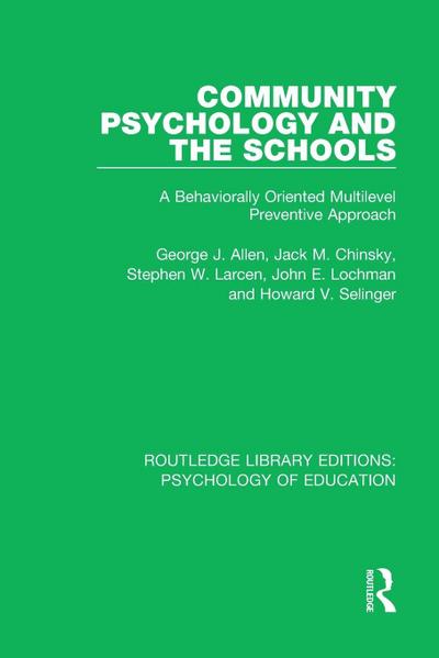 Community Psychology and the Schools