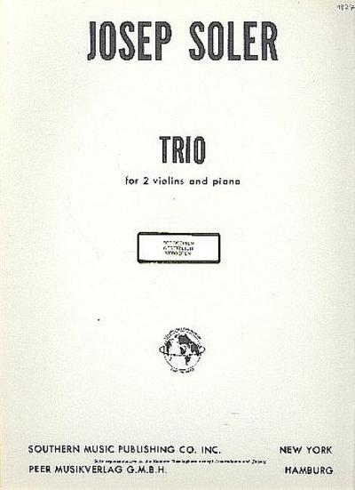 Trio for 2 violins and piano