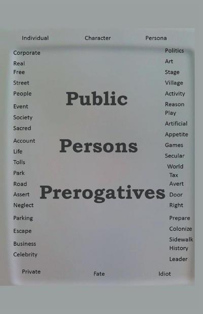 Public Persons Prerogatives