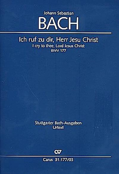 Ich ruf zu dir, Herr Jesu Christ (Klavierauszug)