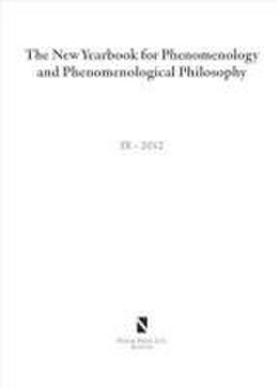 The New Yearbook for Phenomenology and Phenomenological Philosophy