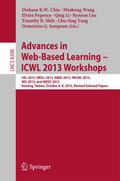Advances in Web-Based Learning - ICWL 2013 Workshops
