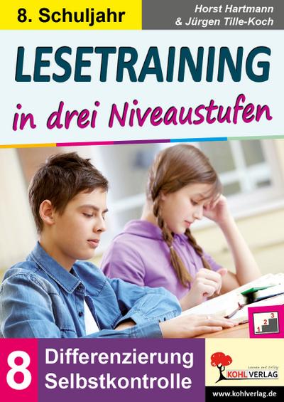 Lesetraining in drei Niveaustufen, Klasse 8