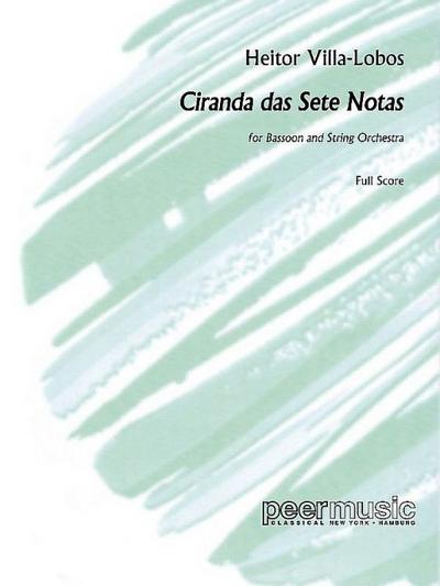Ciranda das Sete Notasfor bassoon and string orchestra