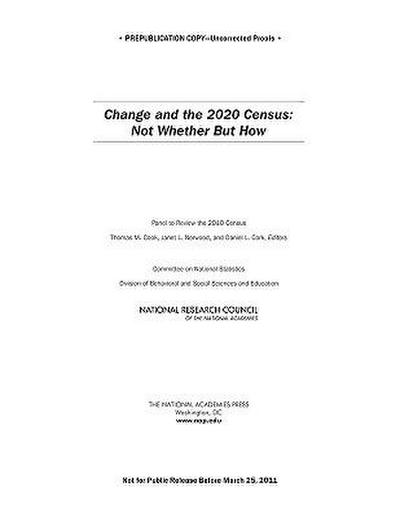 Change and the 2020 Census