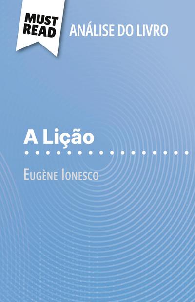 A Lição de Eugène Ionesco (Análise do livro)