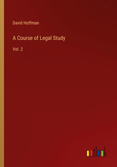 A Course of Legal Study