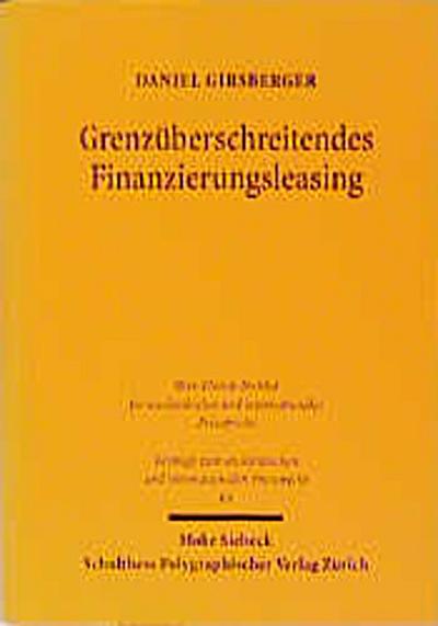 Grenzüberschreitendes Finanzierungsleasing