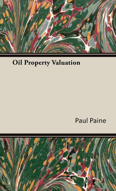Oil Property Valuation