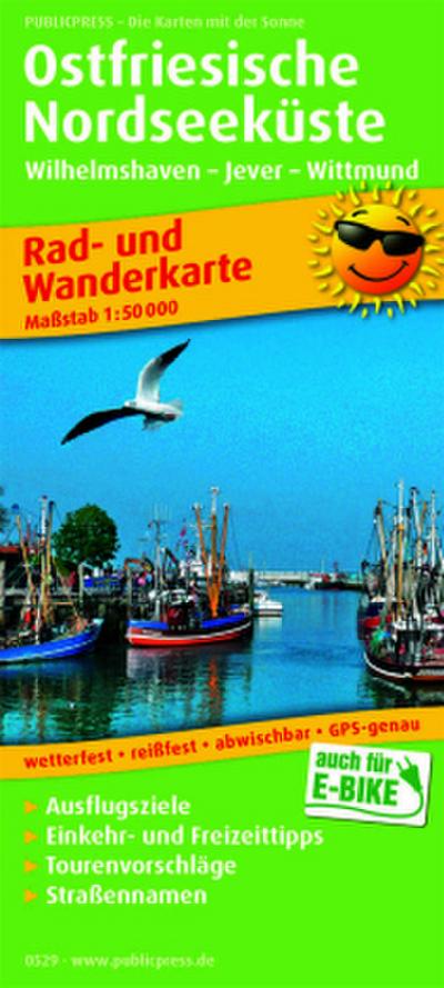 Ostfriesische Nordseeküste, Wilhelmshaven - Jever - Wittmund 1:50 000