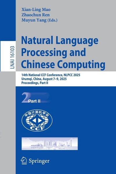 Natural Language Processing and Chinese Computing