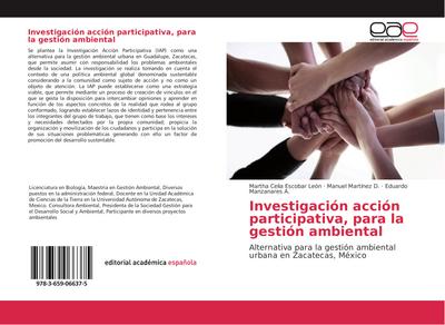 Investigación acción participativa, para la gestión ambiental