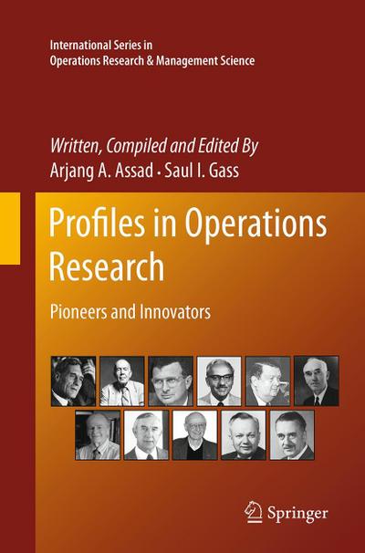Profiles in Operations Research