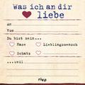 Was ich an dir liebe - Klebezettel