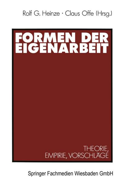 Formen der Eigenarbeit