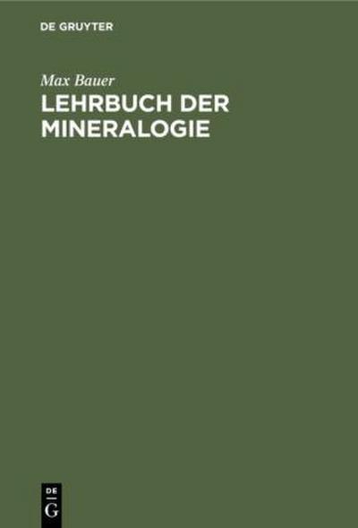 Lehrbuch der Mineralogie