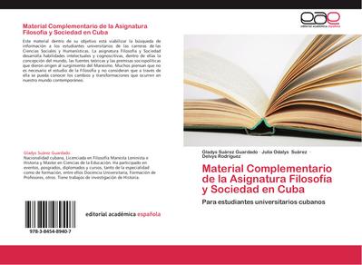 Material Complementario de la Asignatura Filosofía y Sociedad en Cuba