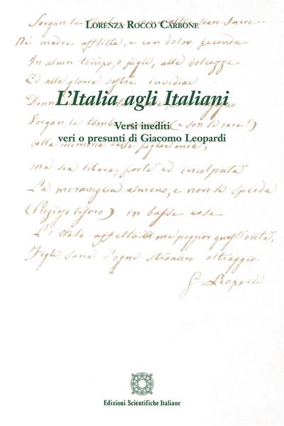 L’Italia agli Italiani
