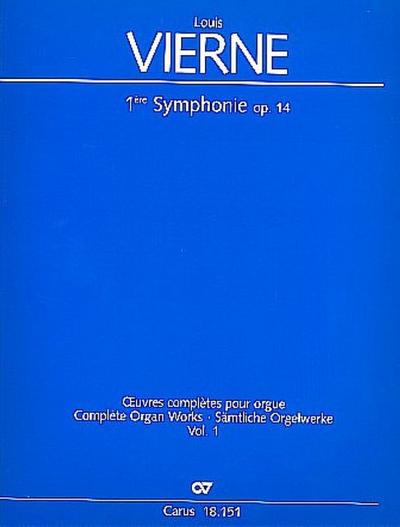 Sinfonie Nr.1 op.14für Orgel