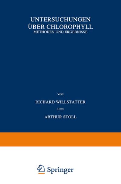 Untersuchungen über Chlorophyll