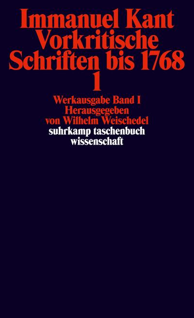 Werkausgabe. Herausgegeben von Wilhelm Weischedel. 12 Bände