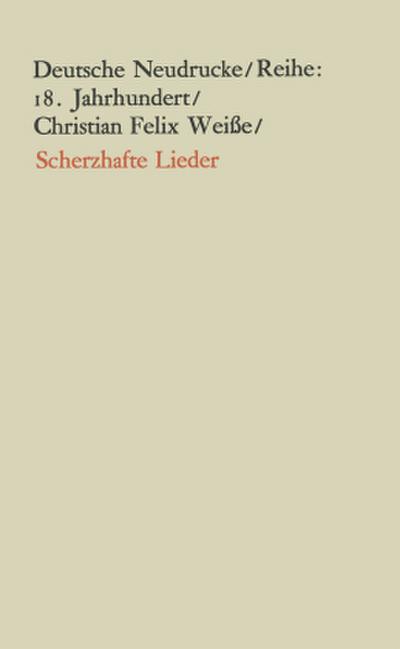 Scherzhafte Lieder