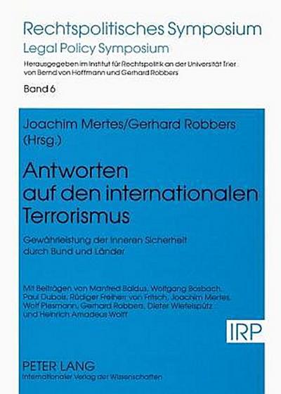 Antworten auf den internationalen Terrorismus