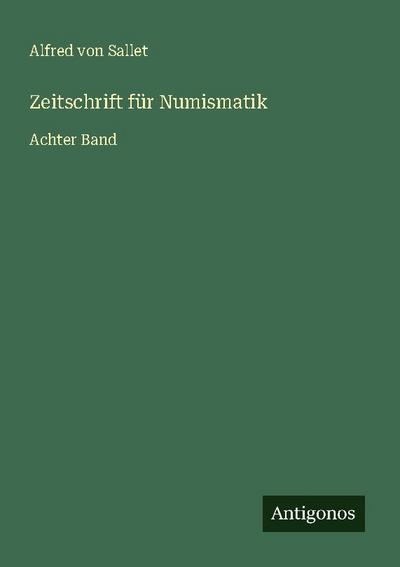 Zeitschrift für Numismatik