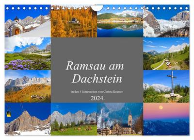 Ramsau am Dachstein (Wandkalender 2024 DIN A4 quer), CALVENDO Monatskalender