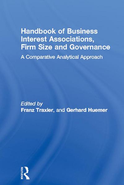 Handbook of Business Interest Associations, Firm Size and Governance