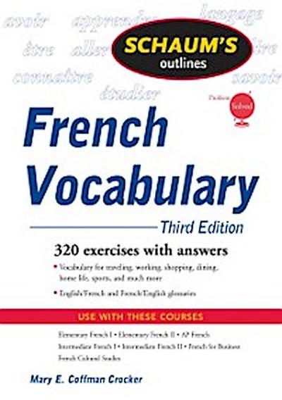 Schaum’s Outline of French Vocabulary, 3ed