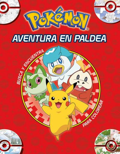Aventura En Paldea: Busca Y Encuentra Para Colorear En Maxiformato / Adventure in Paldea: Search and Find to Color Maxi Format