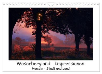 Weserbergland Impressionen (Wandkalender 2026 DIN A4 quer), CALVENDO Monatskalender
