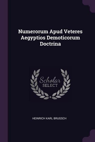Numerorum Apud Veteres Aegyptios Demoticorum Doctrina