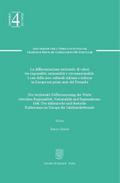 Die territoriale Differenzierung der Werte zwischen Regionalität, Nationalität und Supranationalität - La differenziazione territoriale di valori tra regionalitá, nazionalitá e sovranazionalitá.