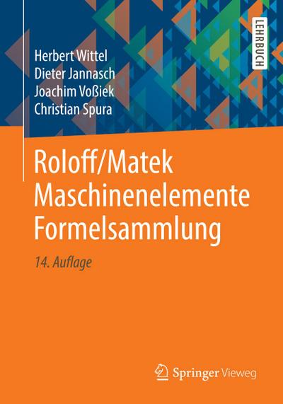 Roloff/Matek Maschinenelemente Formelsammlung