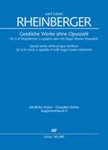 Geistliche Werke ohne Opuszahl für 2-6 Singstimmen