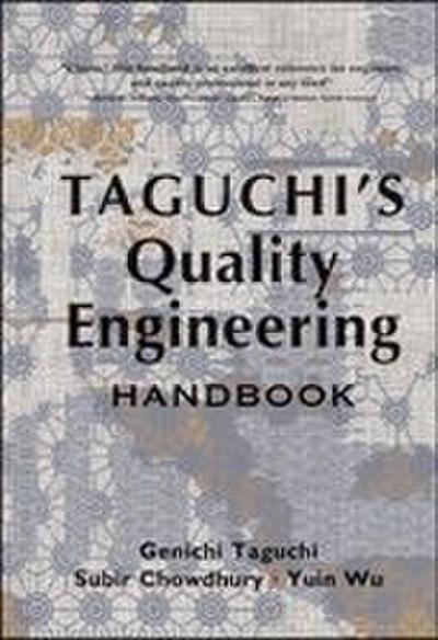 Taguchi’s Quality Engineering Handbook