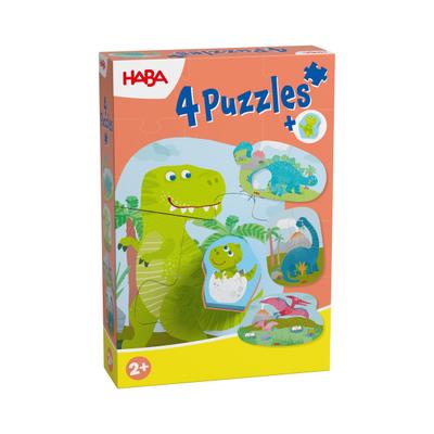 4 erste Puzzles - Dinos
