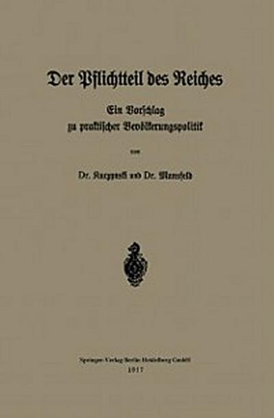 Der Pflichtteil des Reiches