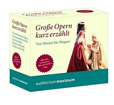 Große Opern kurz erzählt. Tl.2, 6 Audio-CDs