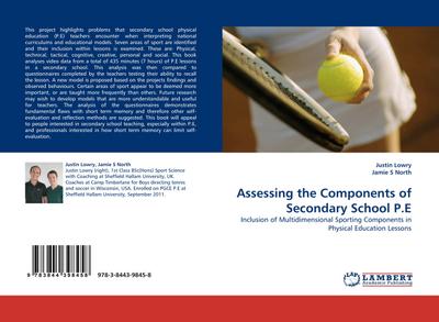 Assessing the Components of Secondary School P.E - Justin Lowry