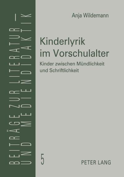 Kinderlyrik im Vorschulalter