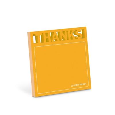 Knock Knock Thanks Diecut Sticky Notes