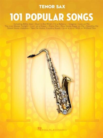 101 Popular Songs -For Tenor Saxophone