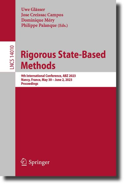 Rigorous State-Based Methods