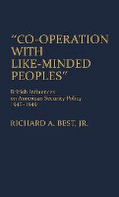 Co-Operation with Like-Minded Peoples