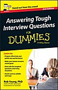 Answering Tough Interview Questions For Dummies, UK Edition